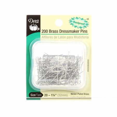 Dressmaker Pin Size 20 - 1-1/4 – Miller's Dry Goods
